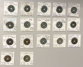 CHINA: LOT of 17 coins, including some rare types of cast Chinese cash coins, Liao: H-18.12 qing ning, H-18.16 da kang, H-18.17 da an, H-18.17 shou ch...