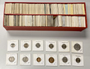 WORLDWIDE: LOT of 275 coins, including largely coins of Russia and Sweden, with many proof issues, many silver items, several BU and proof modern crow...
