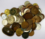 WORLDWIDE: LOT of 87 coins, including an eclectic and very interesting mix, including of world types; retail value $300, lot of 87 pieces, ex Robert A...