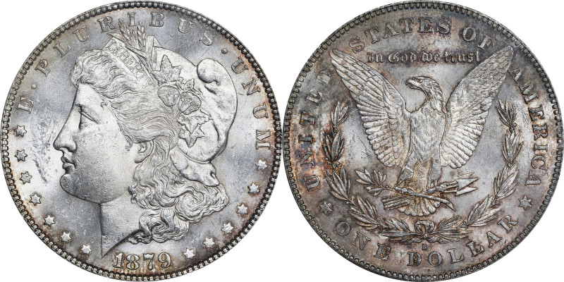 1879-S Morgan Silver Dollar. Reverse of 1878. MS-62 (PCGS).
PCGS# 7094. NGC ID:...