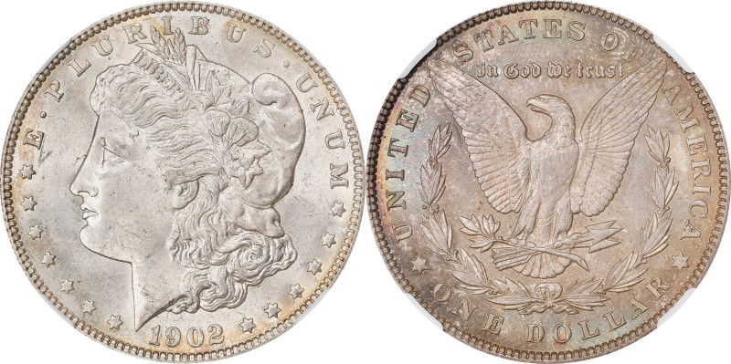 1902 Morgan Silver Dollar. MS-62 (NGC).
PCGS# 7278. NGC ID: 256M.

Estimate: ...