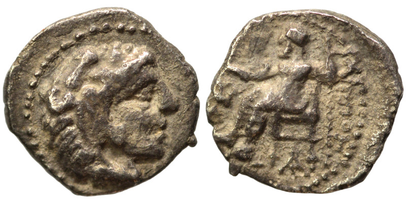 KINGS of MACEDON. Philip III Arrhidaios. 323-317. Obol (silver, 0.53 g, 9 mm). H...