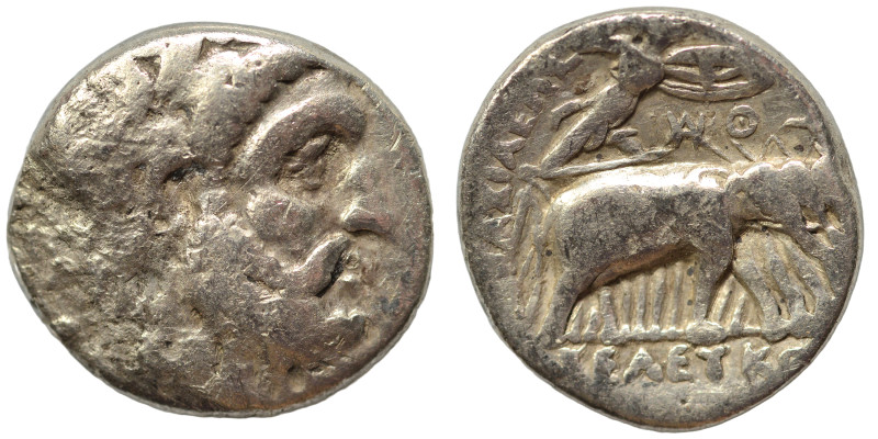 SELEUKID KINGS of SYRIA. Seleukos I Nikator, 312-281 BC. Drachm (silver, 3.75 g,...