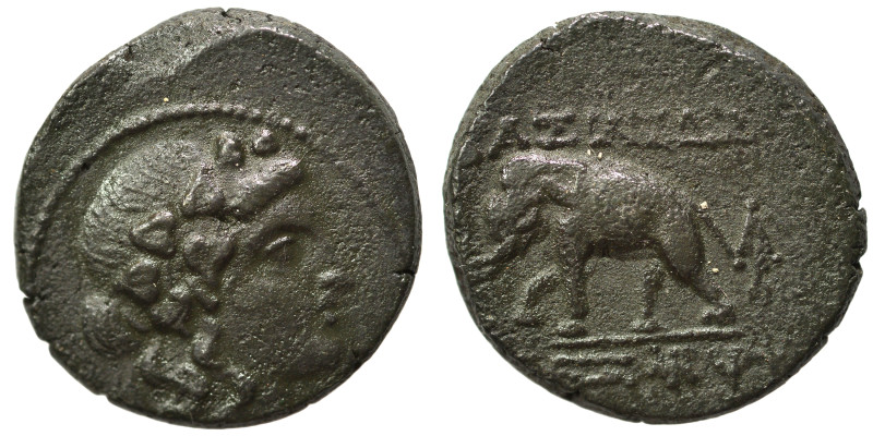 SELEUKID KINGS of SYRIA. Antiochos III the Great, 222-187 BC. Ae (bronze, 3.00 g...