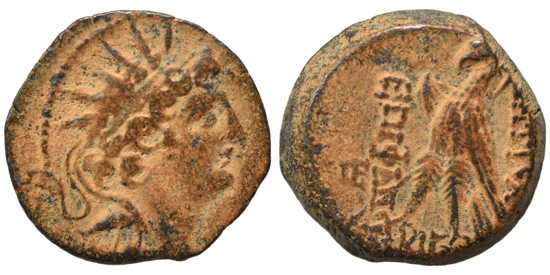 SELEUKID KINGS of SYRIA. Antiochos VIII Epiphanes (Grypos), 121/0-97/6 BC. Ae (b...