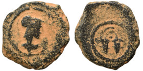 Greek. Ae (bronze, 1.60 g, 12 mm). Nearly very fine.