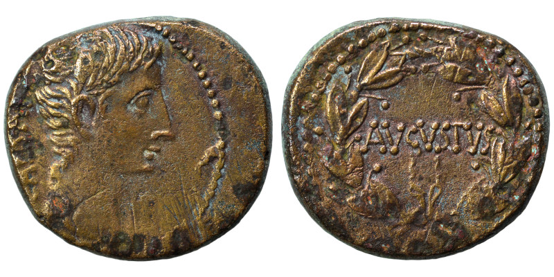 SYRIA, Seleucis and Pieria. Antioch. Augustus, 27 BC-AD 14. 'As' (bronze, 10.93 ...