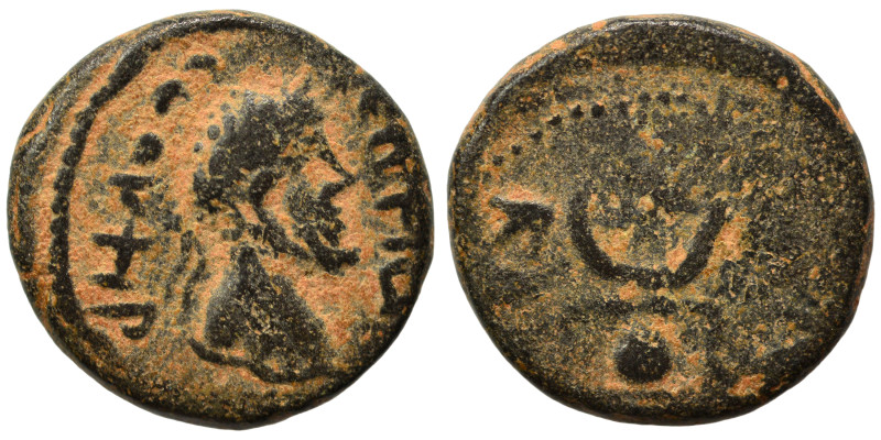 MESOPOTAMIA. Carrhae. Septimius Severus (?), 193-211. Ae (bronze, 1.86 g, 13 mm)...