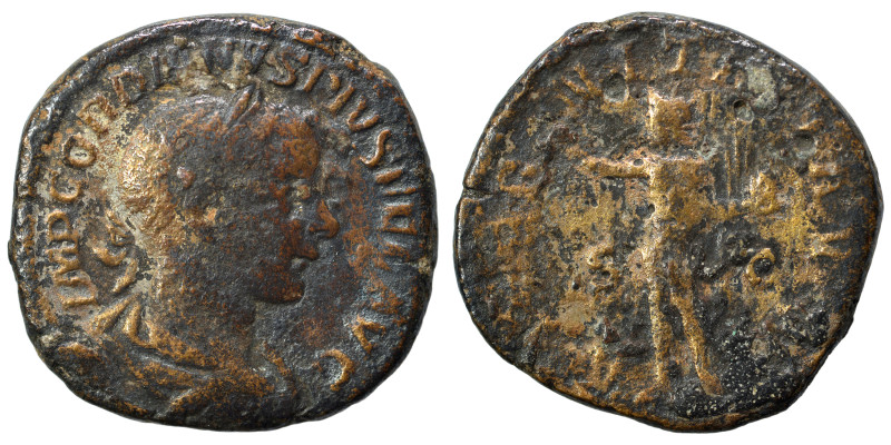 Gordian III, 238-244. Sestertius (bronze, 20.07 g, 31 mm), Rome. IMP GORDIANVS P...