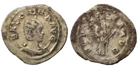 Salonina, Augusta, 254-268. Antoninianus (silvered bronze, 2.90 g, 25 mm), Antioch. SALONINA AVG Draped bust right, wearing stephane and set upon cres...