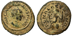 Macrianus, usurper, 260-261. Antoninianus (billon, 3.94 g, 22 mm), Samosata. IMP C FVL MACRIANVS P F AVG Radiate and cuirassed bust of Macrianus to ri...
