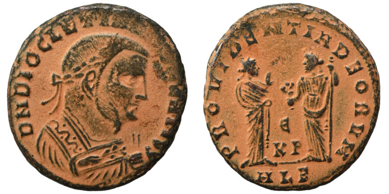 Diocletian, as Senior Augustus, 305-311/2. Follis (bronze, 6.00 g, 24 mm), Alexa...