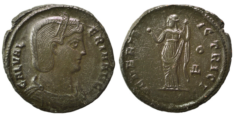 Galeria Valeria, Augusta, 308-311. Follis (bronze, 5.33 g, 25 mm), Antioch. GAL ...