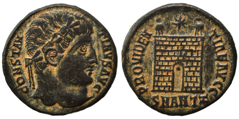 Constantine I, 307/310-337. Follis (bronze, 3.34 g, 19 mm), Antioch. CONSTANTINV...