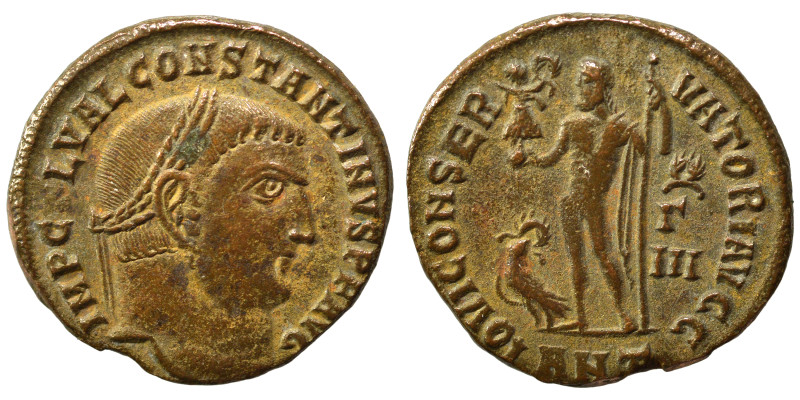 Constantine I, 307/310-337. Follis (bronze, 3.11 g, 19 mm), Antioch. IMP C FL VA...