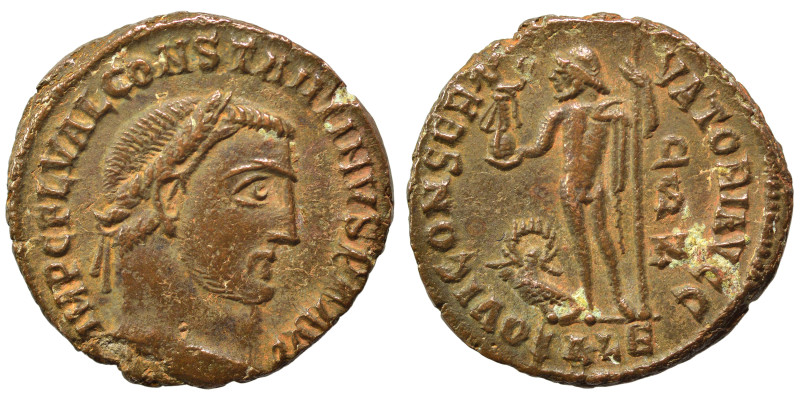 Constantine I, 307/310-337. Ae (bronze, 3.49 g, 19 mm), Alexandria. IMP C FL VAL...