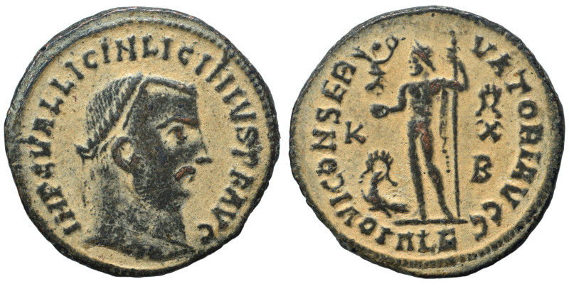 Licinius I, 308-324. Ae (bronze, 3.49 g, 20 mm), Alexandria. IMP C VAL LICIN LIC...