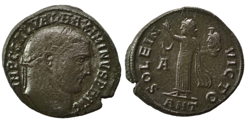 Maximinus II, 310-313. Follis (bronze, 5.76 g, 22 mm), Antioch. IMP C GAL VAL MA...