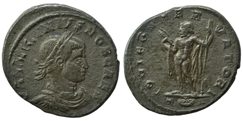 Licinius II, as Caesar, 317-324. Follis (bronze, 3.46 g, 21 mm), Arelate. VAL LI...