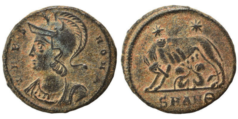 Commemorative Series, 330-354. Follis (bronze, 1.81 g, 15 mm), Antioch. VRBS ROM...