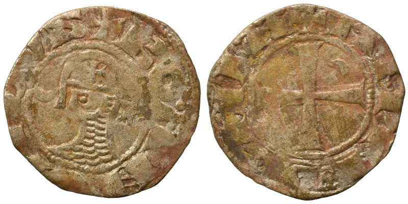 CRUSADERS. Principality of Antioch. Bohémond III, 1163-1201. Denier (silver, 0.8...