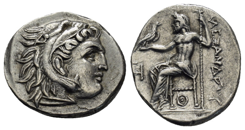 Kingdom of Macedon, Alexander III 'the Great' AR Drachm. Lampsakos. 310-301 BC. ...