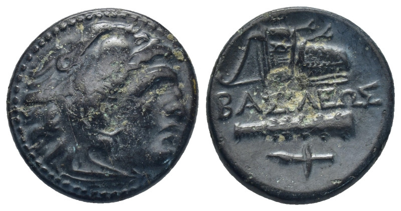 Kings of Macedon. Uncertain mint. Alexander III "the Great" 336-323 BC. Bronze Æ...