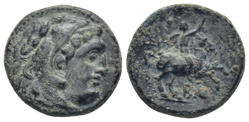 Macedonian Kingdom. Kassander. 316-297 B.C. Æ (19mm, 6.48 g). Ca. 316-306/5 B.C....