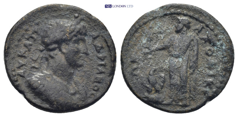 Phrygia, Laodicea ad Lycum. Hadrian. A.D. 117-138. Æ (20mm, 3.24 g). Laureate, d...