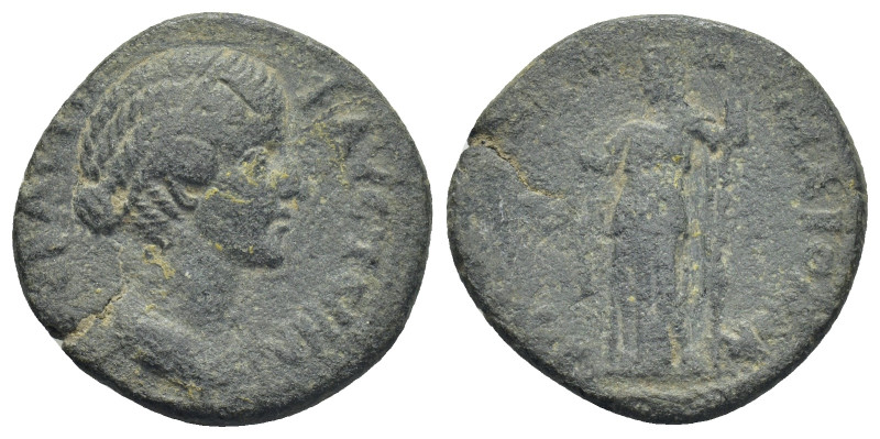 LYDIA. Maeonia. Faustina II (Augusta, 147-176). Ae. (20mm, 4.8 g) Obv: Draped bu...