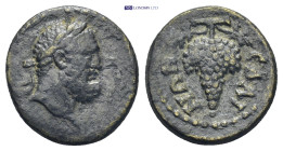 LYDIA. Sala. Pseudo-autonomous. Time of Septimius Severus to Caracalla (193-217). AE. 2.82 Gr. 15mm.
Bearded and laureate head of Hercules right. 
Rev...