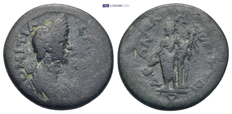 Caria. Attuda. Domitia AD 82-96. Bronze Æ 6.83 Gr. 22mm.
Draped bust of Domitia,...