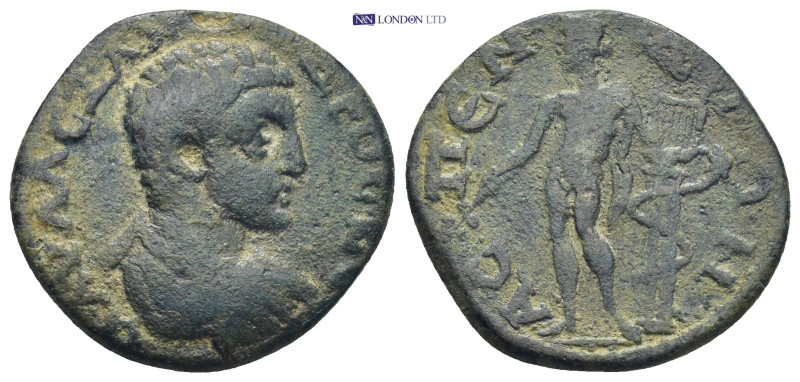 PAMPHYLIA. Aspendos Severus Alexander (222-235) 6.1 Gr. 24mm.
 Laureate, draped ...
