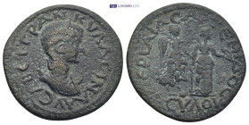 PAMPHYLIA. Perga. Tranquillina (Augusta, 241-244). AE. 9.36 Gr. 27mm.
Draped bust right, wearing stephane and set upon crescent. 
Rev. Nike advancing ...