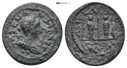Pamphylia. Aspendos. Gordian III AD 238-244. Bronze Æ (19mm, 5.23 g) ΑΤ Κ Μ ΑΝ ΓΔΙΑΝΟϹ (sic); laureate, draped and cuirassed bust of Gordian III, righ...