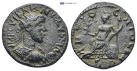 Pisidia. Antiochia. Volusian (251-253). AE (6.8 Gr. 22mm.). Pisidia. Antiochia. Volusian (251-253). AE (Bronze, 6.52g, 23mm).
Obv: IMP C VIB A P CALVS...