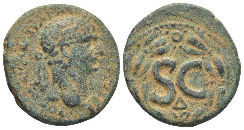 SYRIA, Seleucis and Pieria. Antioch. Trajan. AD 98-117. Æ As (27mm, 11.8 g). Str...