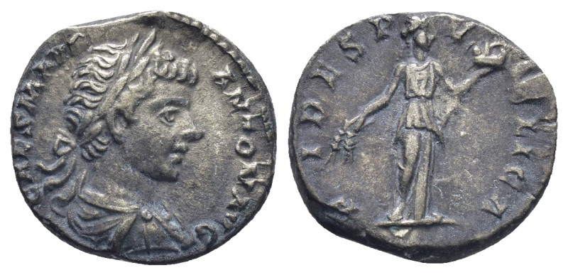 CARACALLA (197-217). Denarius. (16mm, 3.06 g) Laodikeia. Laureate, draped and cu...