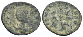 Salonina. Augusta, A.D. 254-268. BI antoninianus (21mm, 3.6 g). Antioch, under Valerian I and Gallienus, A.D 258-260. SALONINA AVG, diademed and drape...