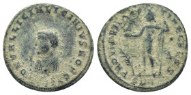 Licinius II (Caesar, 317–324) AE Follis (19mm,2.9 g), Nicomedia 317-320. Obv: DN VAL LICIN LICINIVS NOB C, Laureate, draped and cuirassed bust r. Rev:...