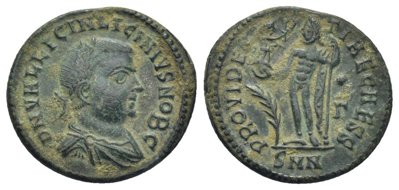 Licinius II. Caesar, A.D. 317-324. AE follis (19mm, 2.83 g). Nicomedia mint, str...