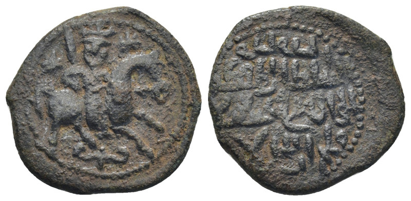 SELJUQ OF RUM: Kaykhusraw I, 1204-1210, AE fals (3.93 Gr. 21mm.), AH601, A-1207,...