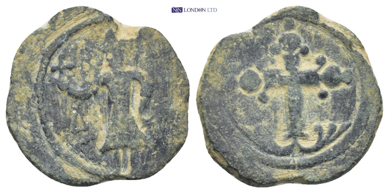 CRUSADERS, Edessa. Baldwin II. Second reign, 1108-1118. Æ Follis (20mm, 3.57 g)....