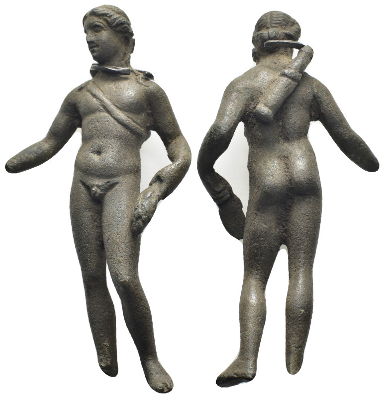 Statue depicting Apollo (?) 73.8 Gr. 81mm.