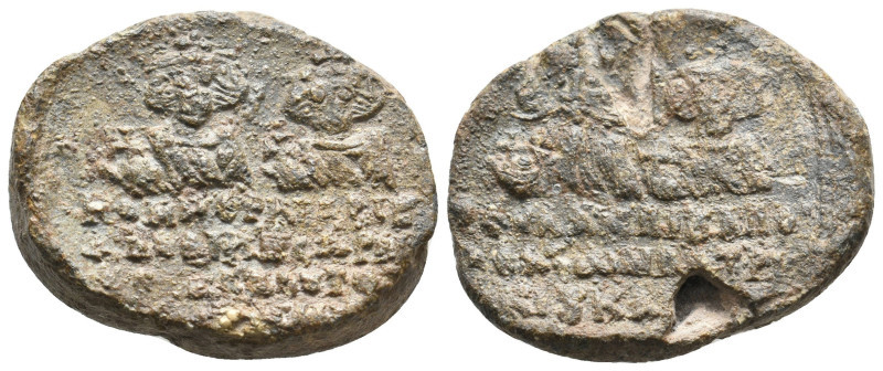 BYZANTINE LEAD SEALS. Constans II (Circa 6th centuries).
Stephanos, patrikios an...