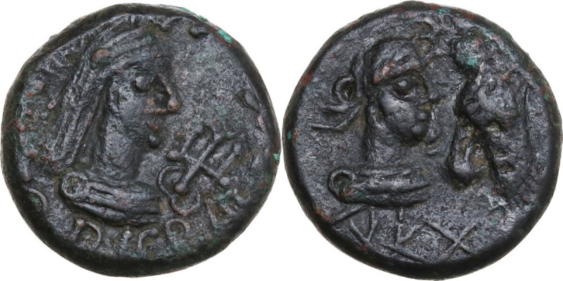 Greek Asia. Kings of Bosporos. Rhescuporis V (314-343). AE Stater. Obv. ΒΑΣΙΛΕΥΣ...