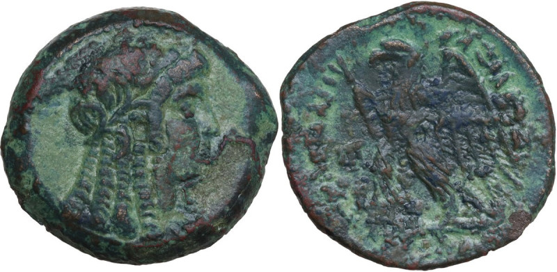 Africa. Egypt, Ptolemaic Kingdom. Ptolemy VI Philometor (180-145 BC). AE 29 mm, ...