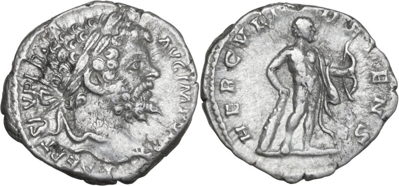 Septimius Severus (193-211). AR Denarius, Rome mint, 197 AD. Obv. L SEPT SEV PER...