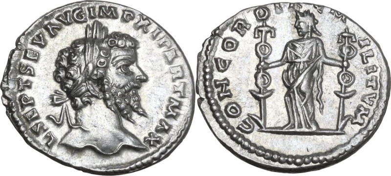 Septimius Severus (193-211). AR Denarius, Laodicea ad Mare mint, 198-202. Obv. L...