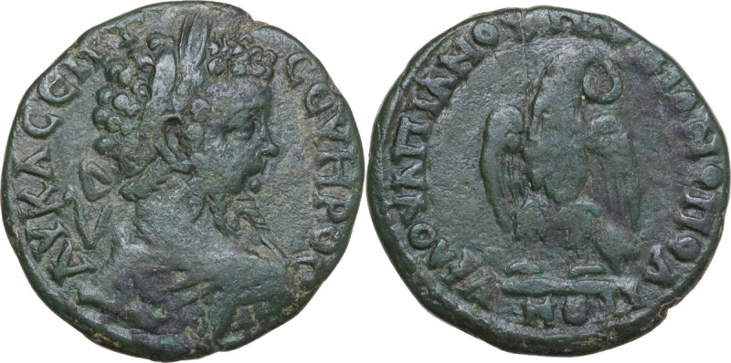 Septimius Severus (193-211). AE 26 mm. Marcianopolis mint, Moesia Inferior. Obv....